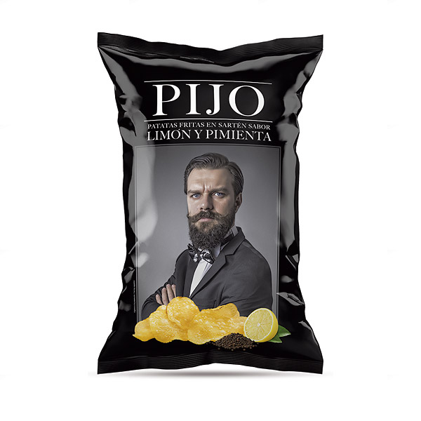 PIJO Chips "Lemon & pepper" 